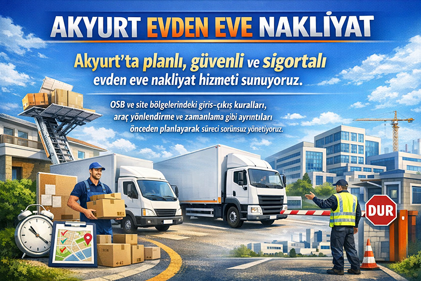 Akyurt Evden Eve Nakliyat